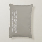 "Reserviert für Oma" Personalisieren Sie Erntedank Dekokissen (Rückseite(Vertikal))