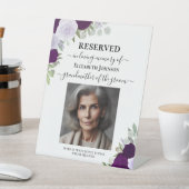 Reserviert in Loving Memory Lila Rose Hochzeit Sockelschild (In SItu)