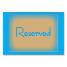 Reserviert OceanBlue/CafeauLaitHorizontal Tablecar