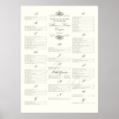 ***RESERVIERT*** Sitzplan für Adreena+Deuayne Poster (Vorne)