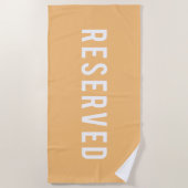 Reserviert Strandtuch (Vorderseite)