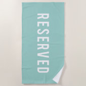 Reserviert Strandtuch (Vorderseite)