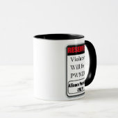 reserviert tasse (VorderseiteRechts)