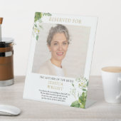 Reservierte Foto-Hochzeit Gerettet Sockelschild (In SItu)