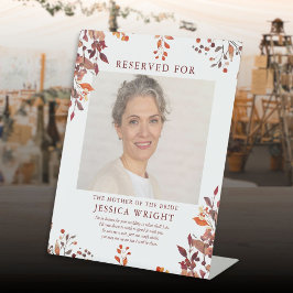 Reservierte Foto-Hochzeit Gerettet Sockelschild