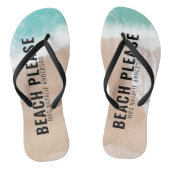 Reservierte ozeanische Strandgeschenke Sommer lust Badesandalen (Fußbett)