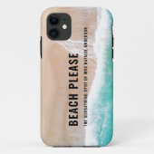 Reservierte ozeanische Strandgeschenke Sommer lust Case-Mate iPhone Hülle (Rückseite)