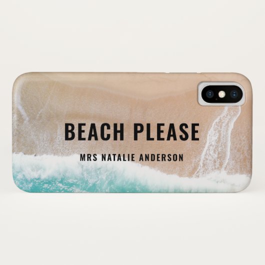 Reservierte ozeanische Strandgeschenke Sommer lust Case-Mate iPhone Hülle (Rückseite (Horizontal))