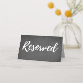 Reservierte Platzkarte für Hochzeitstische (Rückseite)