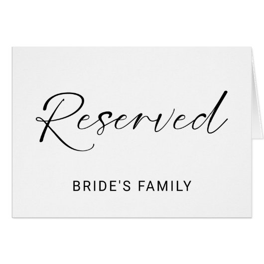 Reservierte Schildkröte für Hochzeiten Minimal Scr (Vorderseite (Horizontal))