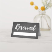 Reservierte Seat Wedding Platzkarten Rustikal (Vorderseite)