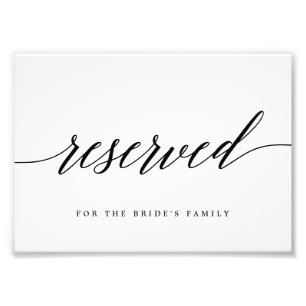 Reservierte Signatur EDITABLE COLOR and SIZE MSC Fotodruck