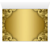 Reservierte Sitzkarten Elegantes Gold (Innenansicht Horizontal (Unten))