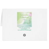 Reservierte Sitzplatz-Zeichen-Karte (Rückseite Horizontal)