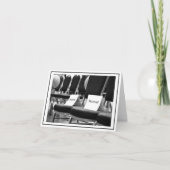 Reservierte Sitzplätze Dankeskarte (Vorderseite)