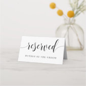 Reservierte Sitzplatzhochzeit-Platzkarte Platzkarte (Vorderseite)