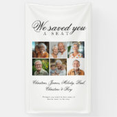 Reservierte Sitzplatzreservierung - 6 Foto Gedenkf Banner (Vertikal)