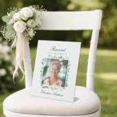 Reservierte Sitzplatzreservierung - Eukalyptus-Ged Sockelschild