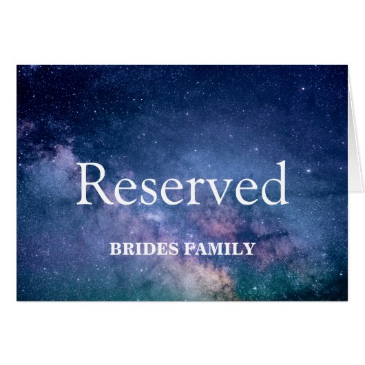 Reservierte Tabelle (Vorderseite (Horizontal))