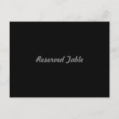 Reservierte Tabelle Postkarte (Vorderseite)