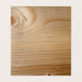 Reservierte Tabellen-Karte - unfertiges Holz Visitenkarten (Innenseite Aufgefaltet)