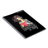 Reservierte und belebte Avid Book Reader Club Blac Notizblock (Rechte Seite)