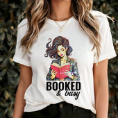 Reservierte und belebte Avid Book Reader Club Blac T-Shirt