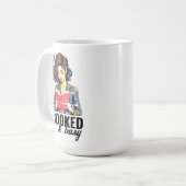 Reservierte und belebte Avid Book Reader Club Wome Kaffeetasse (Vorderseite Links)