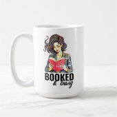 Reservierte und belebte Avid Book Reader Club Wome Kaffeetasse (Links)