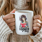 Reservierte und belebte Avid Book Reader Club Wome Kaffeetasse
