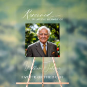 Reserviertes Foto zur Gedenkstätte für Hochzeiten Acrylschild (Neutral)