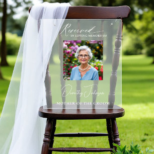Reserviertes Foto zur Gedenkstätte für Hochzeiten  Acrylschild