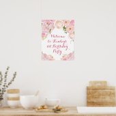 Reserviertes Hochzeitsszeichen Poster (Küche)