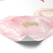 Reserviertes Hochzeitsszeichen Poster (Ecke)