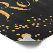 Reserviertes Hochzeitsszeichen Poster (Ecke)