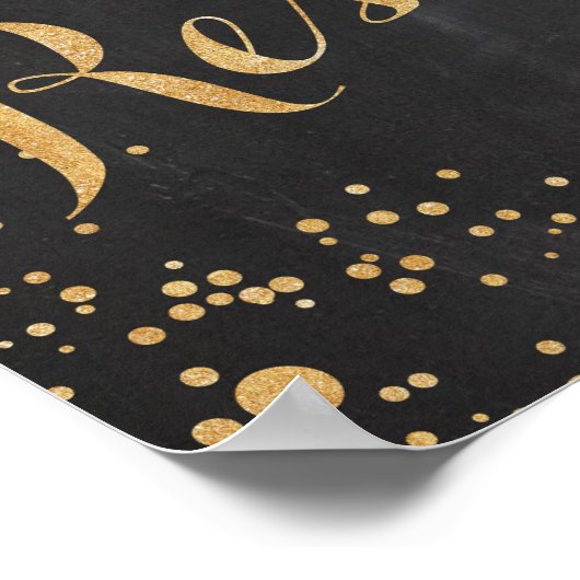 Reserviertes Hochzeitsszeichen Poster (Ecke)