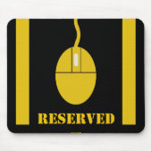 Reserviertes Parken Mousepad (Vorne)