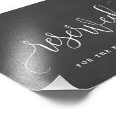 Reserviertes Zeichen Wählen Sie Ihre Größe Chalkbo Fotodruck (Ecke)