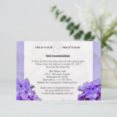 Reservierungen für die Zimmer von Lavander Hydrang Begleitkarte (Stehend Vorderseite)