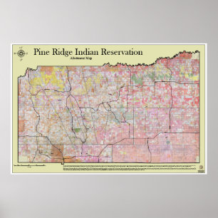 Reservierungen für Pine Ridge (ohne Topografie) Poster