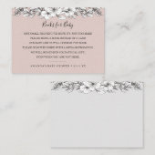 Reservierungsanfrage Kinderdusche Einladungskarte (Vorne/Hinten)