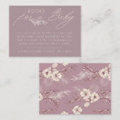 Reservierungsanfrage Moderne Babydusche Einladungs Begleitkarte (Vorne/Hinten)