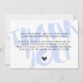 Reservierungskarte für Babydusche Einladung (Vorderseite)