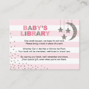 Reservierungskarte für die Bibliothek des Babys in Begleitkarte