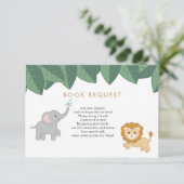 Reservierungskarte für Safari RSVP Karte (Stehend Vorderseite)