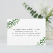 Reservierungskarte | Neutrale Babydusche Begleitkarte (Stehend Vorderseite)