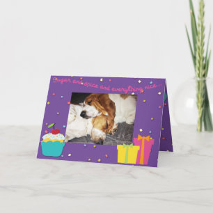 Reservierungspakete auf niedliche Geburtstag Card Karte