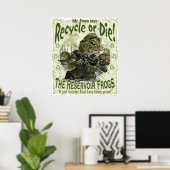 Reservoir Frogs Rette Planet Earth Mascots Poster (Heimbüro)