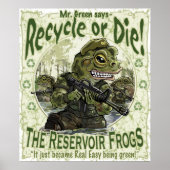 Reservoir Frogs Rette Planet Earth Mascots Poster (Vorne)