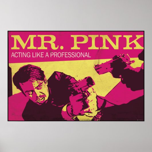 Reservoir Hunde Mr. Pink the Beruflich Poster (Vorne)